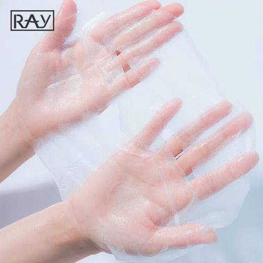 SJ泰国ray面膜补水保湿 收缩毛孔芮一金银色蚕丝提亮肤色10片 商品图8
