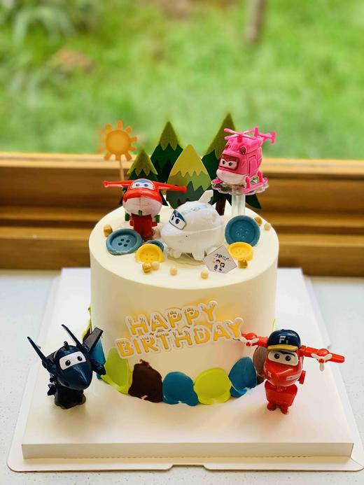 超级飞侠奶油蛋糕 下单前请仔细阅读商品详情 商品图0