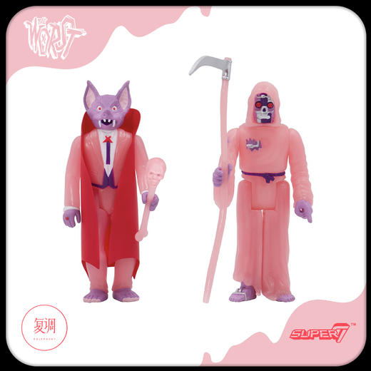 现货 Super7 The Worst 情人节限定 3.75挂卡 套装 潮玩 商品图3