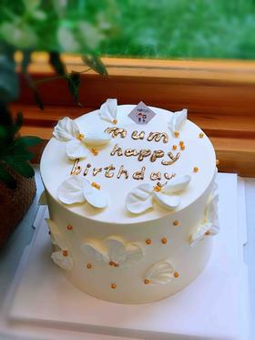 简洁奶油蛋糕 下单前请仔细阅读商品详情