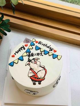手绘猪八戒奶油蛋糕 下单前请仔细阅读商品