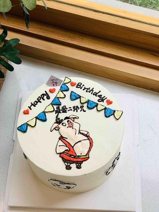 手绘猪八戒奶油蛋糕 下单前请仔细阅读商品 商品图0