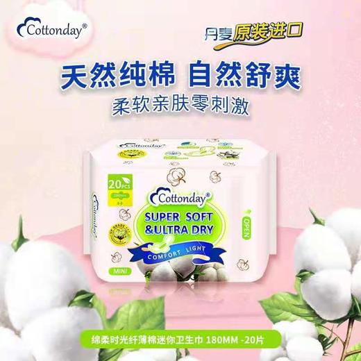 1F 绵柔时光纤薄迷你卫生巾 商品图0