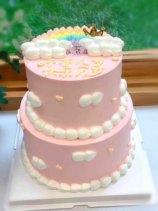 双层粉色老彩虹蛋糕 下单前请仔细阅读商品详情 商品图1