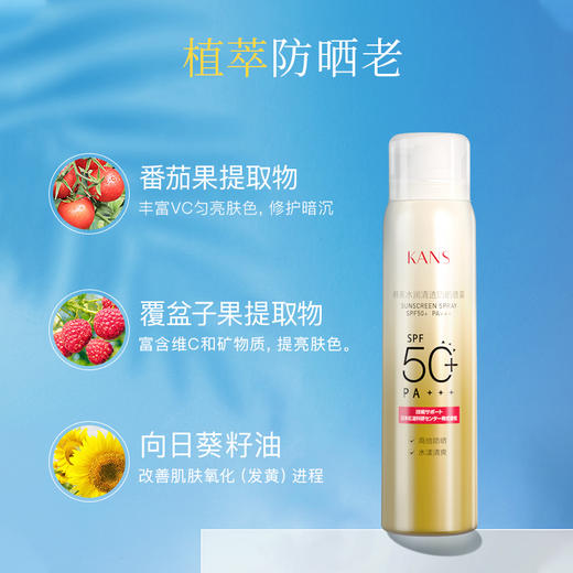 韩束水润清透防晒喷雾SPF50+-8388，26.5月日期 商品图0
