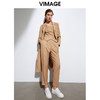 VIMAGE纬漫纪春季新款洋气通勤显瘦百搭复古小脚西装长裤女裤VA2105115 商品缩略图1