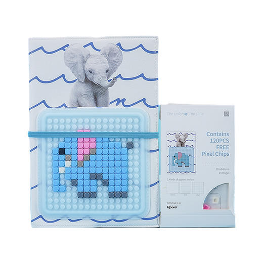 顽意小小者联盟日记本蓝-大象U18-016 商品图0