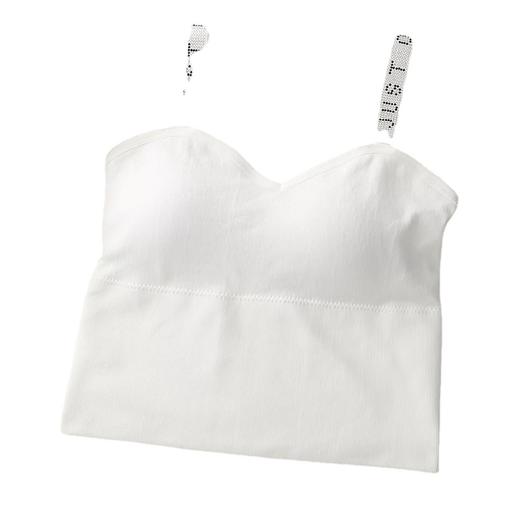 【2021 夏季新品！】卡卡美背同款内穿外搭打底胸垫抹胸裹胸运动内衣背心吊带文胸 商品图4