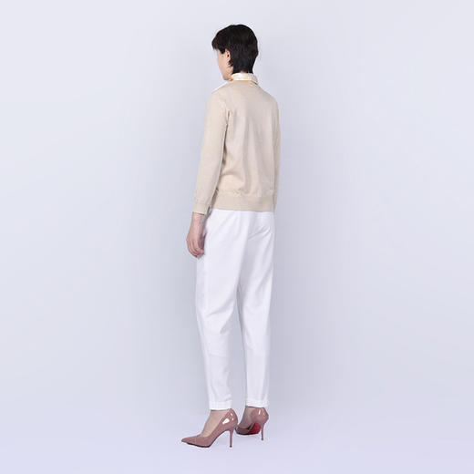 圣三利女装拼接款长袖针织衫SL121M04 商品图4