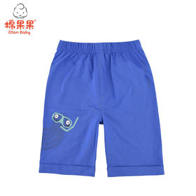 棉果果夏季男童氨棉汗布针织中裤M212202221337