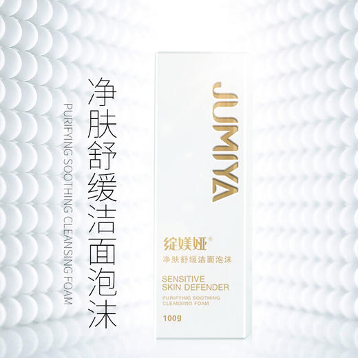 【绽媄娅】绽媄娅净肤舒缓洁面泡沫100g 商品图0