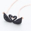 奥地利Swarovski 施华洛世奇 黑色双天鹅女士项链 5296468 商品缩略图6
