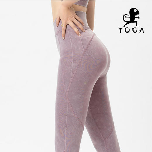 【七十二小时发货】壁虎瑜伽《2104TZ016》高腰高弹瑜伽套装（有胸垫） 商品图6