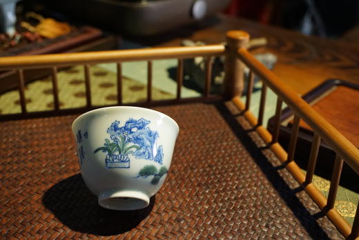 谢良华:釉下五彩博古花卉茶具套组 商品图7