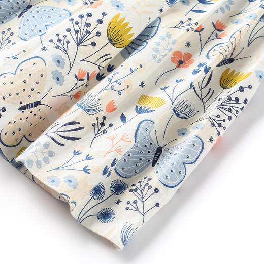 【纯棉印花露背连衣裙】夏季新品女童薄款中长款连衣裙无袖碎花露背裙 商品图5