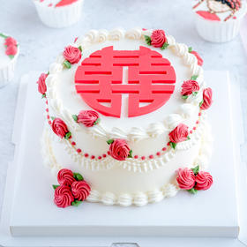 牛奶奶油蛋糕 喜蛋糕 婚礼蛋糕 牛奶奶油蛋糕13  大理同城送