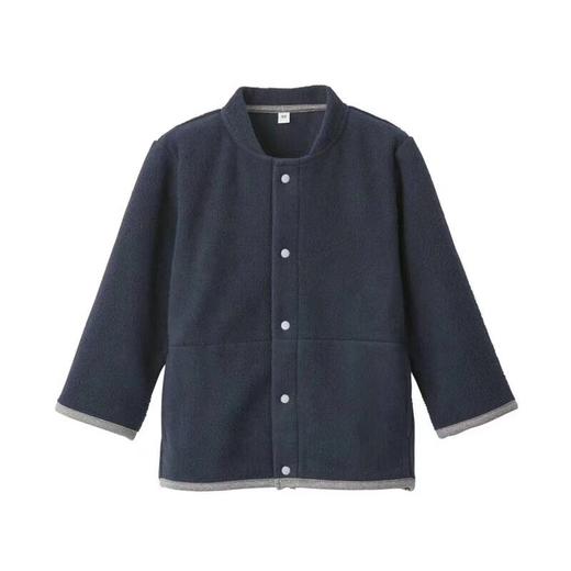 【摇粒绒儿童夹克】儿童春秋外套摇粒绒卫衣家居服纯色男女同款儿童夹克 商品图4