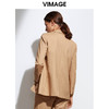 VIMAGE纬漫纪春季新款时尚复古中性百搭通勤显瘦西装外套女VA2103107 商品缩略图3