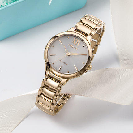 西铁城日本官方正品光动能潮流简约柔美手表女表EM0553-85A 商品图4