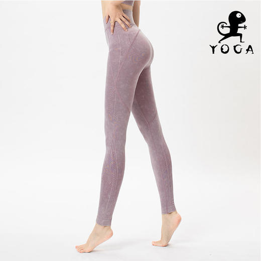 【七十二小时发货】壁虎瑜伽《2104TZ016》高腰高弹瑜伽套装（有胸垫） 商品图5