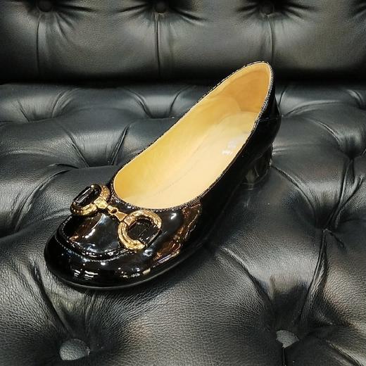 LFGJ 12002.新款小香风马衔扣粗跟单鞋 女 商品图10