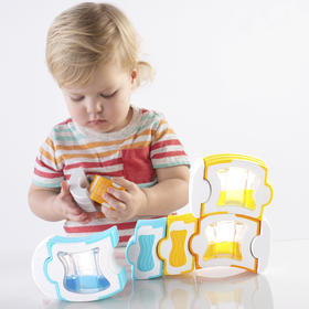 特价清仓【美国GuideCraft】 - 磁力亲握积木波浪积木