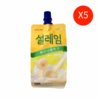 【捆绑】乐天 雪莱淋香蕉味125ml*5 【5묶음】롯데 설레임 바나나맛125ml*5 商品缩略图0