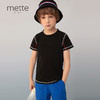【纯棉男童T恤】夏季新品男童立体字母印花短袖T恤撞色圆领上衣 商品缩略图0
