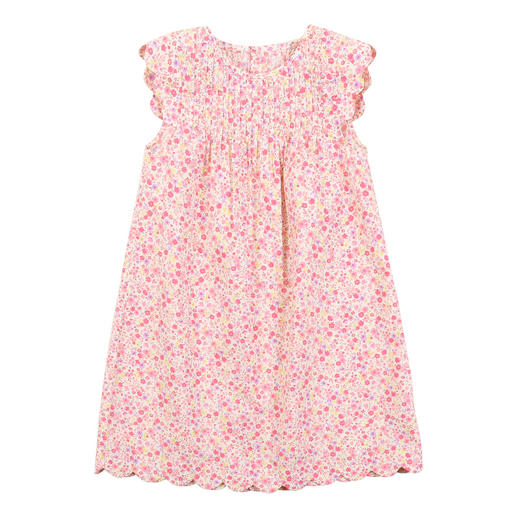 【纯棉碎花连衣裙】夏季新品女童薄款连衣裙时尚小碎花无袖圆领裙子 商品图7