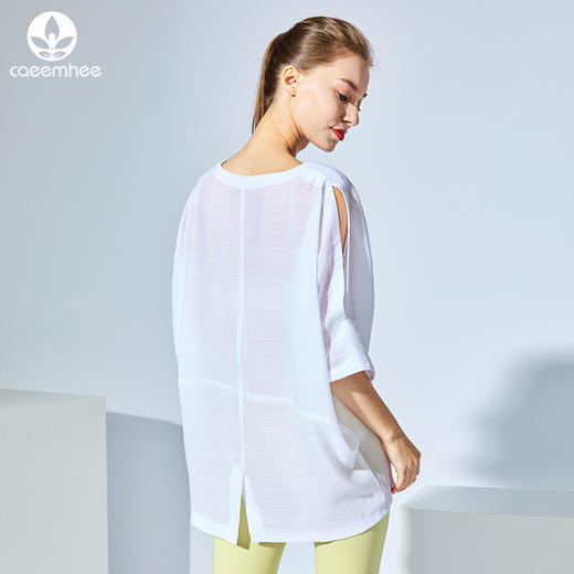 【断码捡漏】卡益棉麻罩衫KM03781瑜伽服健身服 商品图2