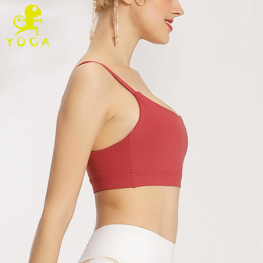 壁虎瑜伽NO.53素秋纯色简约Bra（有胸垫） 商品图2