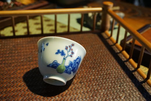 谢良华:釉下五彩博古花卉茶具套组 商品图4