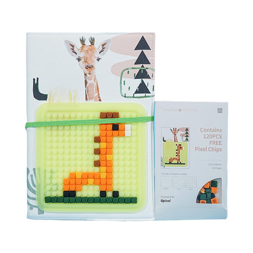 顽意小小者联盟日记本绿-长颈鹿U18-016 商品图0