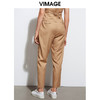 VIMAGE纬漫纪春季新款洋气通勤显瘦百搭复古小脚西装长裤女裤VA2105115 商品缩略图3