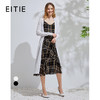 EITIE爱特爱春季新款通勤纯色简约长款薄透针织开衫外套女66101817 商品缩略图0