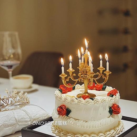 浪漫烛台蛋糕