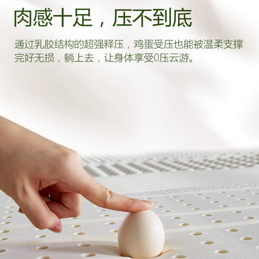 泰国原装进口天然乳胶床垫，含ECO、GOLS、FSC等各种国际认证咨质证书，密度80~85d 商品图2