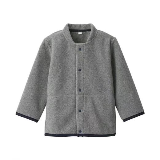 【摇粒绒儿童夹克】儿童春秋外套摇粒绒卫衣家居服纯色男女同款儿童夹克 商品图11