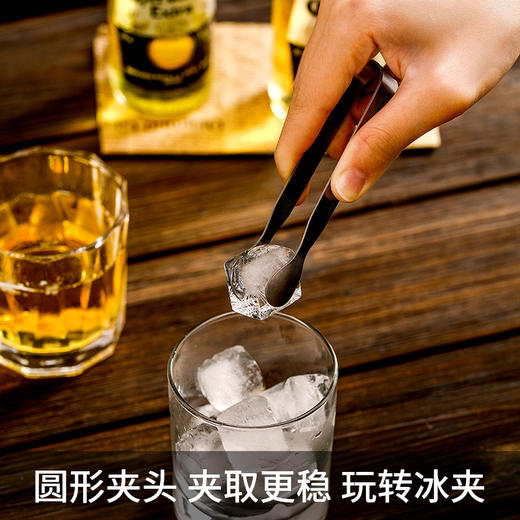 FaSoLa 不锈钢冰夹 加厚多用取冰夹冰块冰格水果方糖夹子小烧烤夹 商品图4