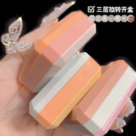 双层双色夹心腮红提亮肤色自然裸妆修饰显色女