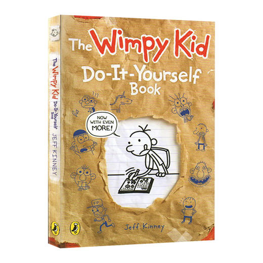 小屁孩日记手抄读书笔记 英文原版 Diary of a Wimpy Kid Do It Yourself Book 中小学英语课外阅读训练 漫画涂鸦书 英文版书籍 商品图0