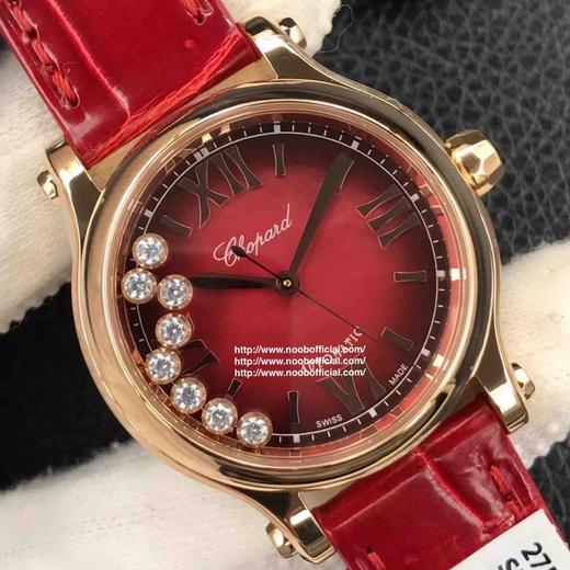 2021年新款！ZF强复刻之萧邦快乐钻石“中国红”，专柜新33mm全系火爆来袭！ZF瑞士精品级打磨还原正品1：1壳套.采用施华洛世奇水晶 .舞动的快乐钻 商品图13