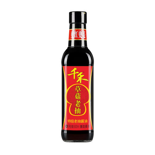 千禾特级草菇老抽酱油500ml 商品图0