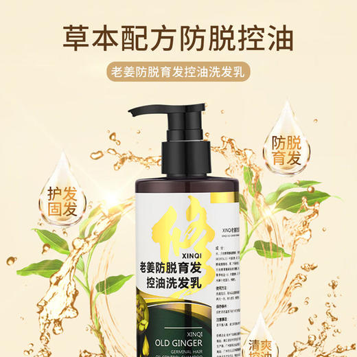 修正黑灵芝首乌洗发水中老年乌发男女老少都适用育发特证白发转黑防脱发护发让秀发自然乌黑浓密，拒绝染发 商品图4