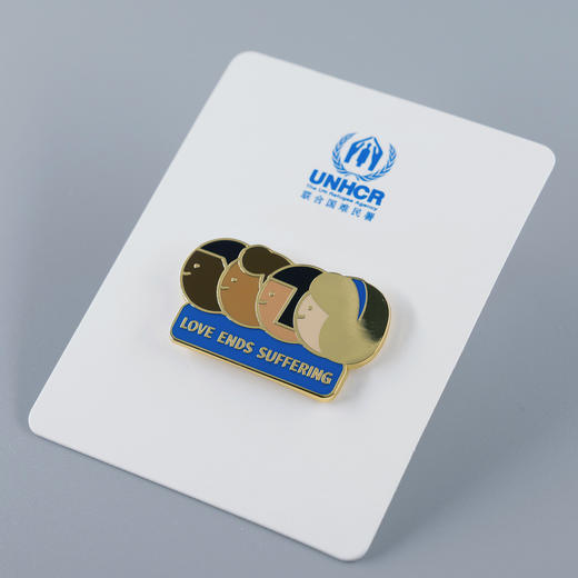 一份心意："并肩而立"胸针 商品图0