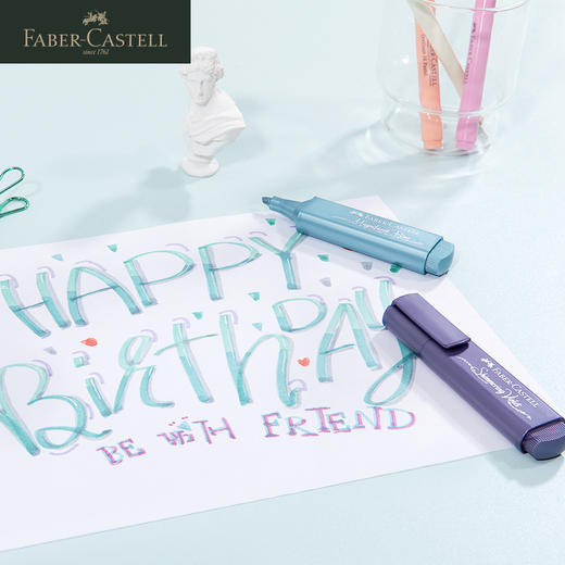 德国辉柏嘉 金属色系荧光笔 德国进口 商品图4