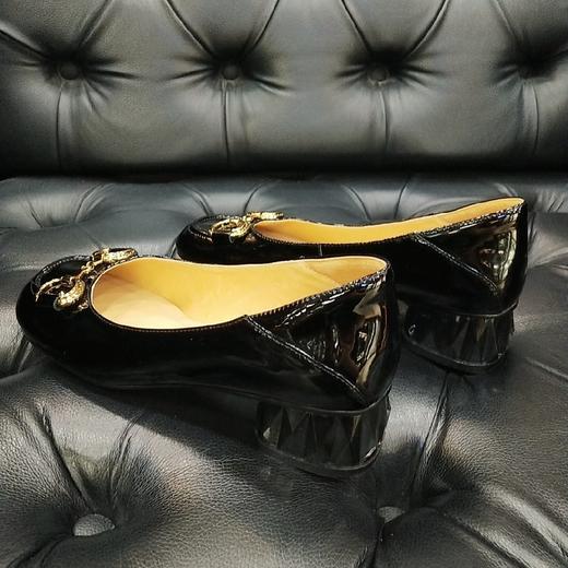 LFGJ 12002.新款小香风马衔扣粗跟单鞋 女 商品图6