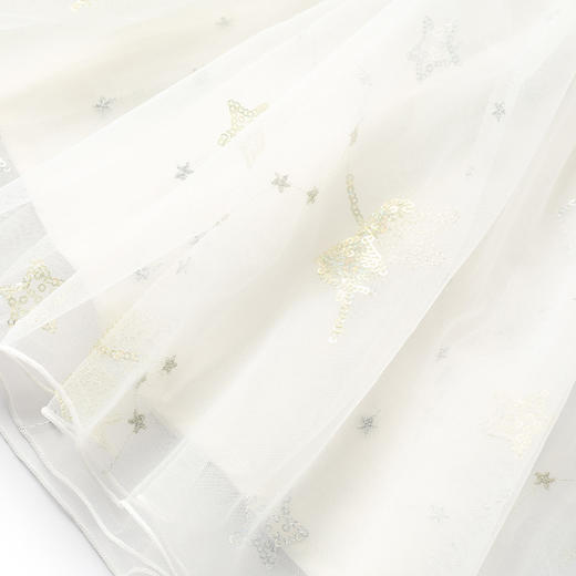 【女童公主网纱裙】夏季新品女宝无袖拼接印花裙亮片绣花A字裙 商品图6