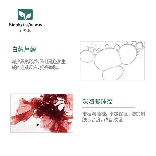 【百植萃】百植萃功效型面膜 补水保湿提亮肤色收缩毛孔 舒缓肌肤抗氧滋润面膜贴 白藜芦醇面膜1盒（6片装） 商品图3