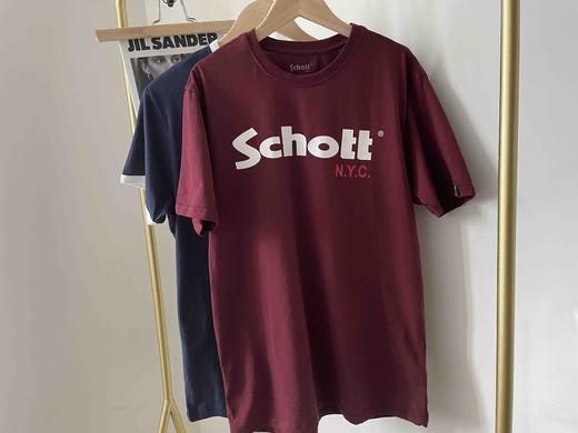 美国Schott NYC短袖T恤男女情侣款正品保真 商品图10